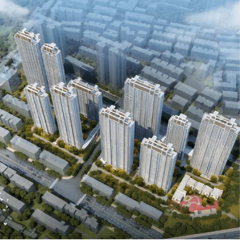 武漢信達(dá)新外灘幕墻工程